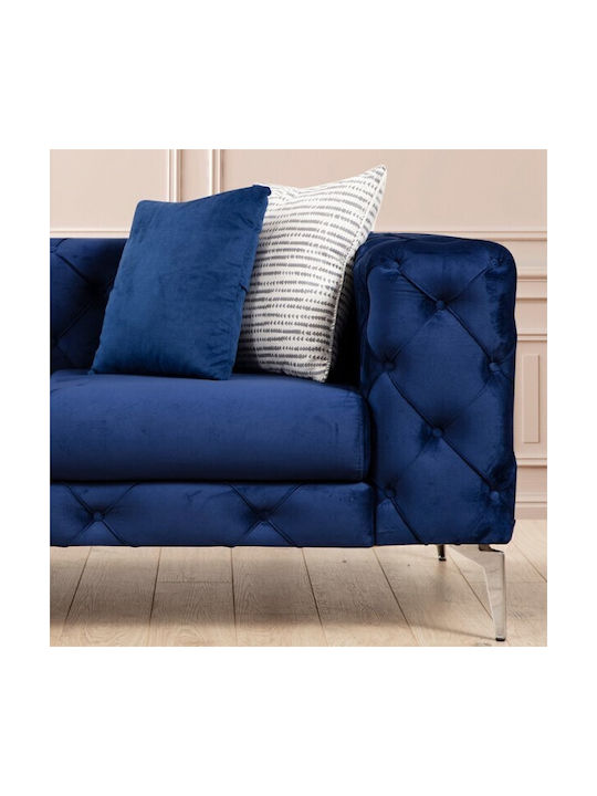 Pakketo Two-Seater Couch Blue 197x90x90 cm