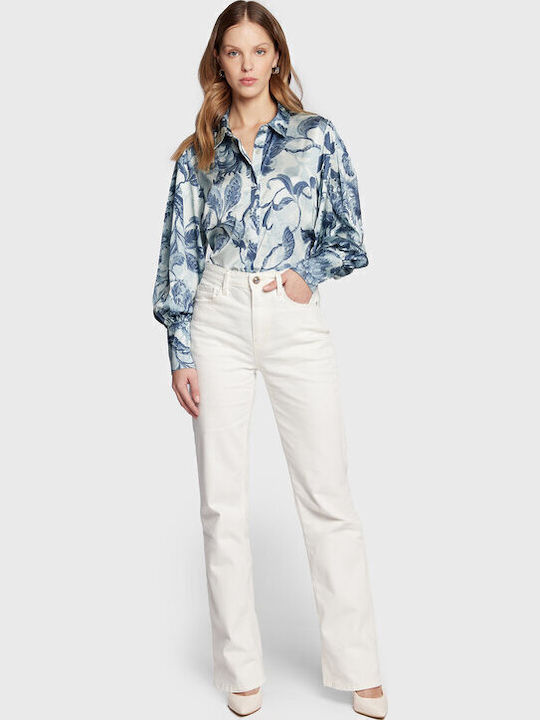 Women's Long Sleeve Shirt Light Blue