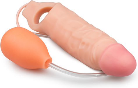 XR Realistic Ejaculating Penis Sheath Προέκταση Πέους Flesh 24cm