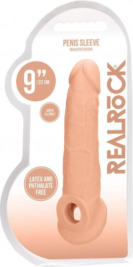 Shots Real Rock Penis Extender Προέκταση Πέους Flesh 22cm