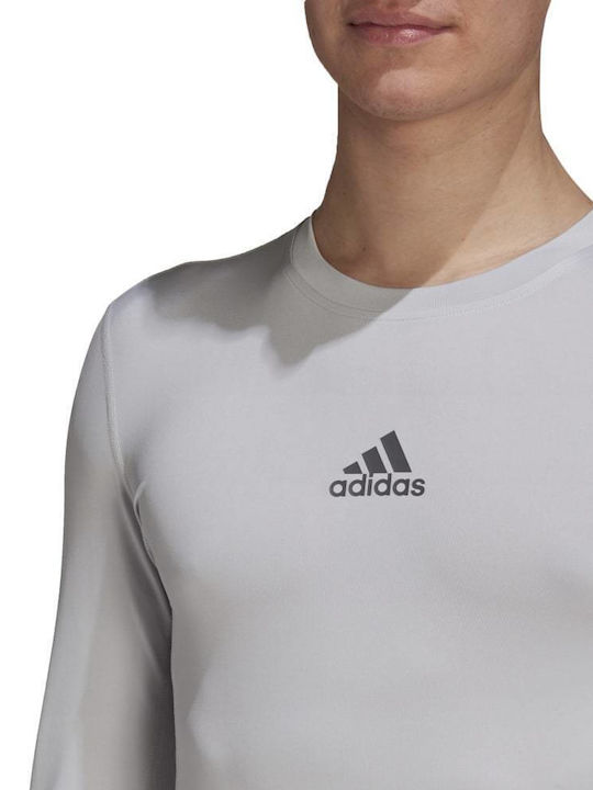 adidas Мъжка термо дълги ръкавици Компресия Сив