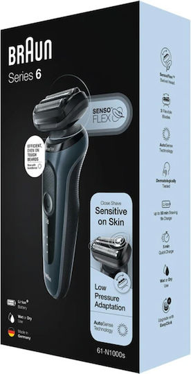 Braun Series 6 S6504168 Vintage Elektrorasierer Gesicht Wiederaufladbar