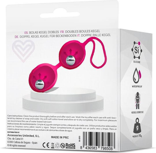 LateToBed Love Balls Geisha Κολπικές Μπάλες 70gr Rose Red