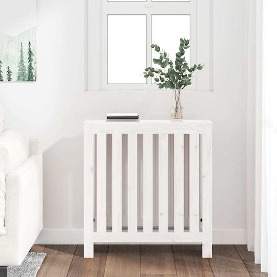 vidaXL vidaXL Radiator Cover from Solid Wood White 79.5x19x84cm