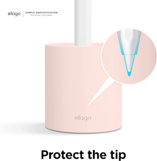 Elago Stylus Base for Apple Pencil in Lovely Pink color