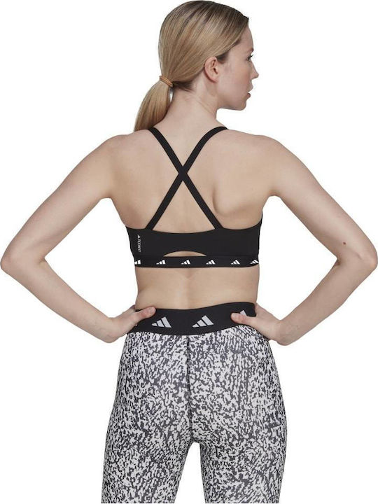 adidas Women's Athletic Sports Bra Black with Lining