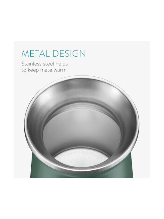 Navaris Yerba Metallic Cup Green 300ml