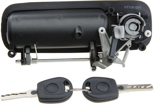 NTY Door handle Door with Lock Exterior with installation Rear Volkswagen Golf V / HB Variant 1997 / Lupo 1999 / Polo 1999 EZC-VW-081