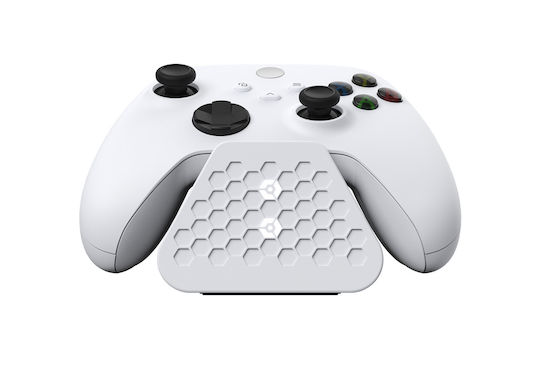Gioteck Duo Charging Stand Зарядна станция за 2 контролера XBOX Един / Xbox Series X/S - Xbox Серия X/S с LED осветление Черно / бяло