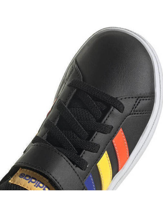 Grand Court GRAND COURT 2.0 Kids Sneakers with Scratch Core Black / Lucid Blue / Court Green
