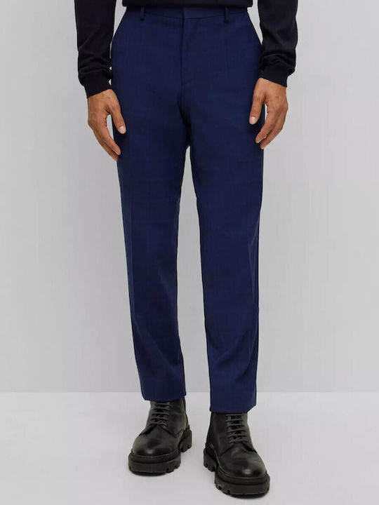 Men's Winter Suit Slim Fit Navy Blue