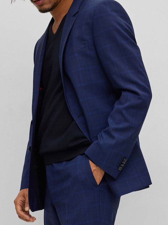 Men's Winter Suit Slim Fit Navy Blue