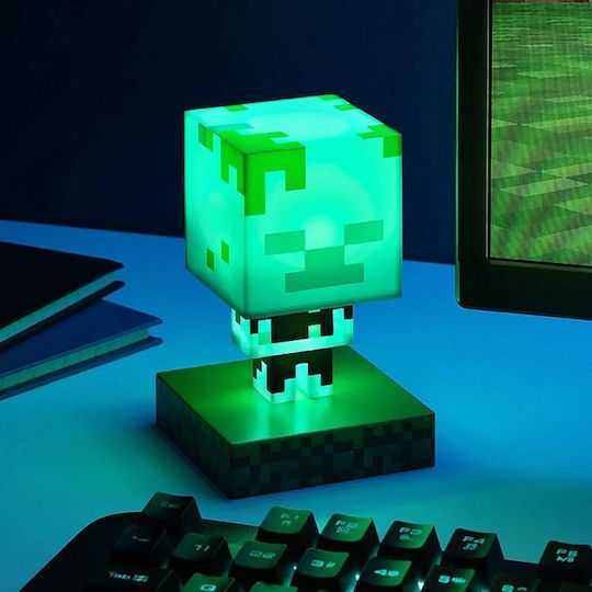Paladone Kids Decorative Lamp MINECRAFT Drowned Zombie Green