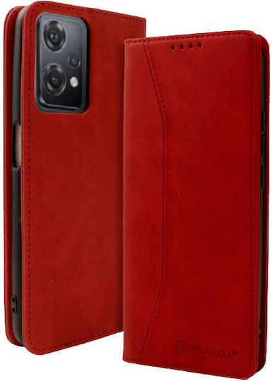 Bodycell Book Piele artificială Roșu (OnePlus Nord CE 2 Lite 5G )