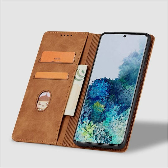 Bodycell Book Δερματίνης Καφέ (OnePlus Nord CE 2)