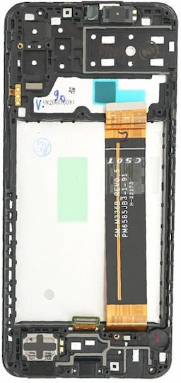 Samsung Screen with Touch Mechanism and Frame for Galaxy A13 2022 (Black)