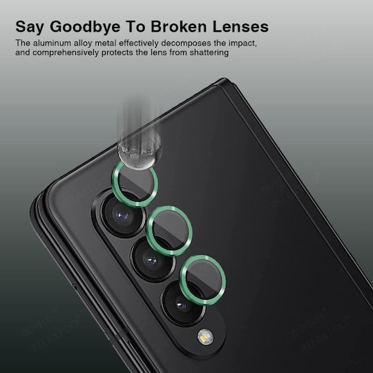 Enkay Προστασία Κάμερας Tempered Glass Μαύρο για το Galaxy Z Fold4