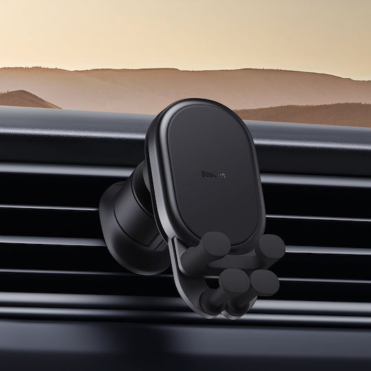 Baseus Car Mobile Mount with Adjustable Hooks and Wireless Charging Black SUWX030001