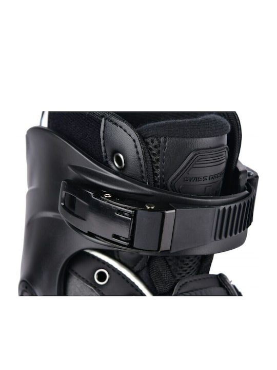 Micro Super Adult/Kids Adjustable Inline Rollers Black
