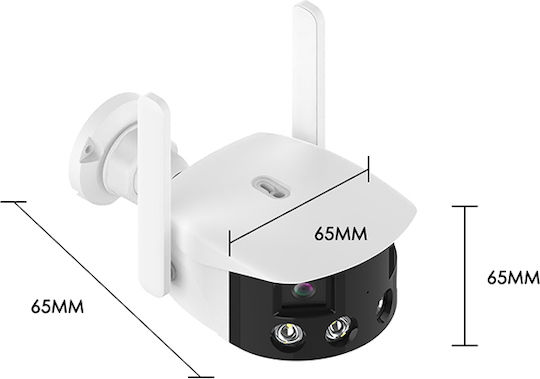 Camwon WIP-P400N IP Surveillance Camera Wi-Fi Full HD 1080p Waterproof with Lens 4mm