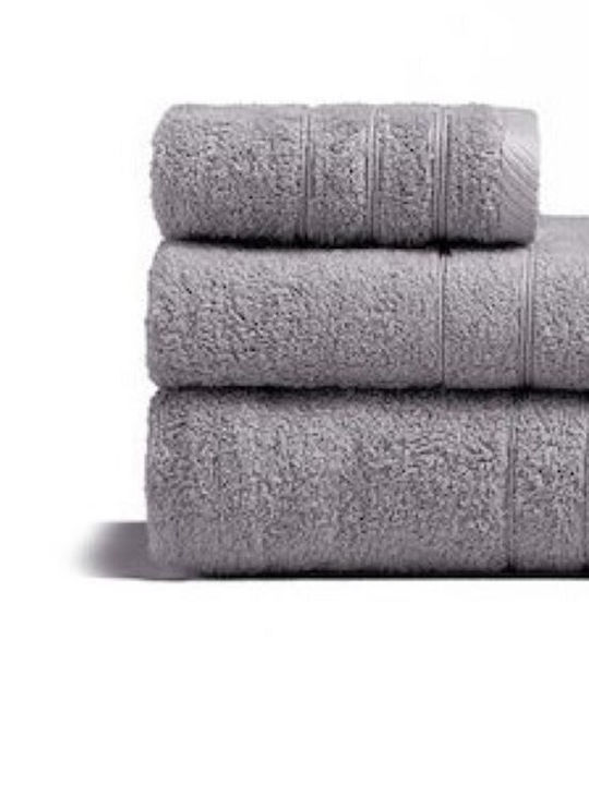 Melinen Hand Towel Fresca 30x50cm. Light Grey Weight 500gr/m²