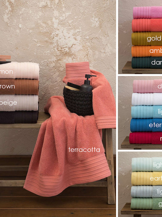Nima Facecloth Feel Fresh 50x100cm Terracotta Weight 500gsm