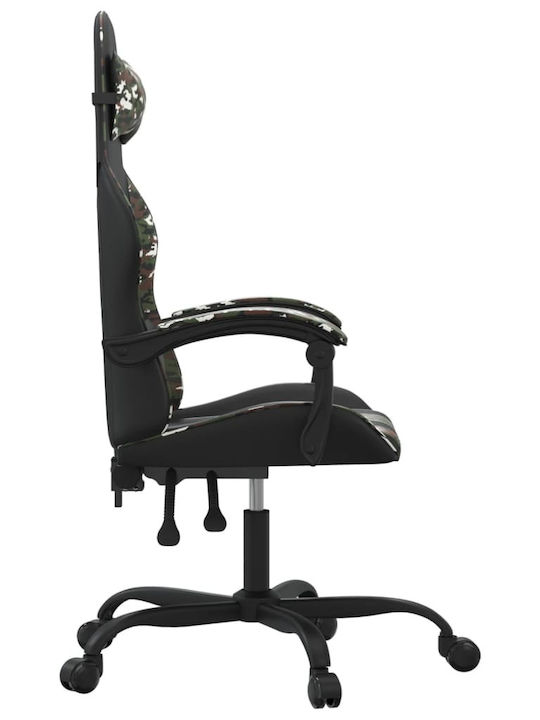 vidaXL 3143901 Καρέκλα Gaming Δερματίνης Μαύρο/Camo