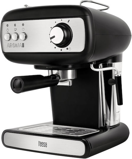Teesa Aroma 400 Μηχανή Espresso 850W Πίεσης 15bar Μαύρη
