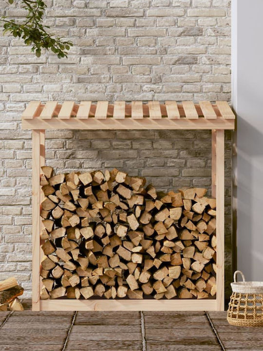 vidaXL Hölzernes Box Holzlagerung 108x64.5x110cm Beige