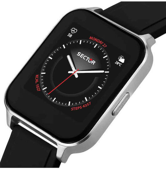 Sector S05 Smartwatch mit Pulsmesser (Schwarz)