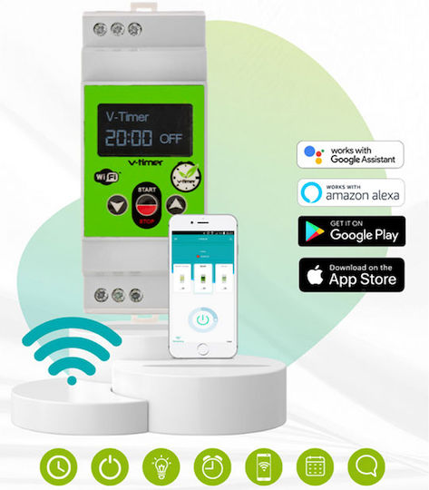 V-Timer Wi-Fi Digital Time Delay Relay