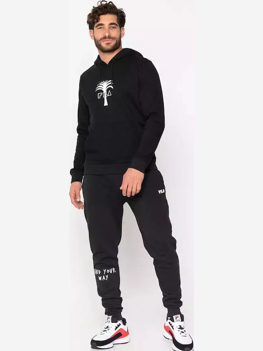 Bert Jogginghose mit Gummizug Schwarz