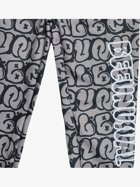 Glossy Sweatpants with Elastic Multicolour