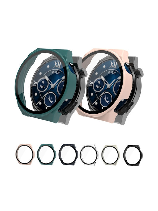Carcasă de Plastic cu Sticlă în culoarea Negru pentru Huawei Watch GT 3 Pro 46mm - Ceas Huawei GT 3 Pro 46mm