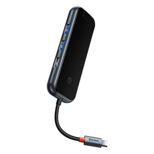 Baseus AcmeJoy USB-C Docking Station με HDMI 4K PD Γκρι