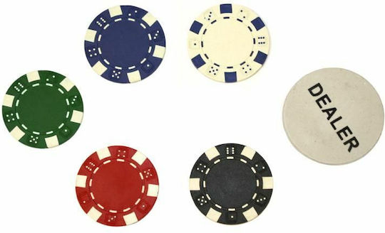 Set von 300 nummerierten Pokerchips 11.5gr in Koffer mit 2 Kartenspielen