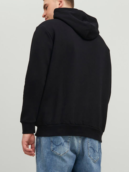 Jack & Jones Men's Sweatshirt with Hood and Pockets Basic Logo