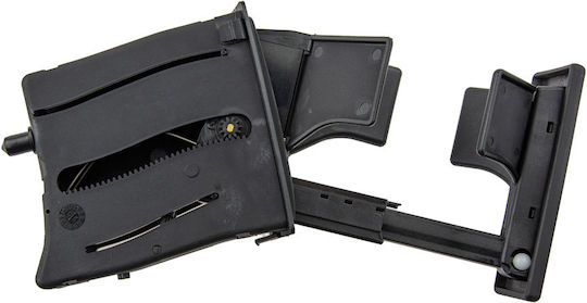 NTY Car Cup Holder Foldable 1 Position for Console VW Polo 2001-2010 in Black Color