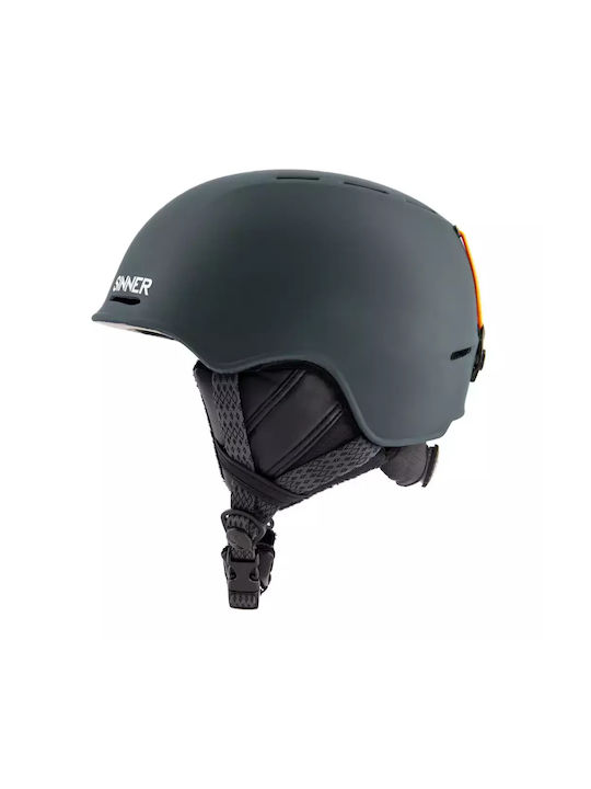 Sinner Fortune Ski & Snowboard Helm Matte Dark Grey