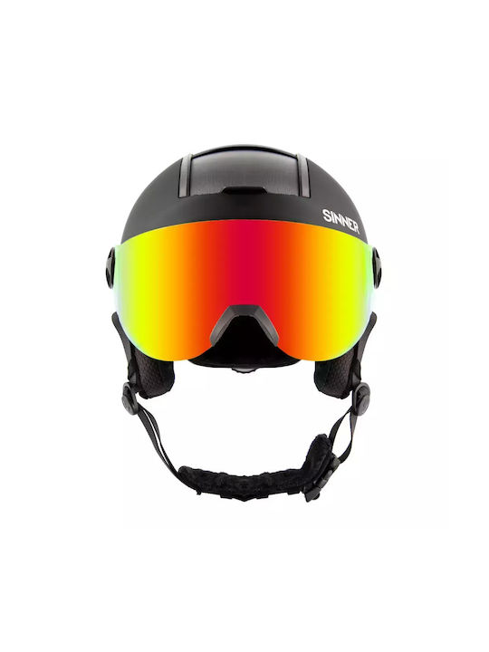 Sinner Bullit Visor Helmet for Ski & Snowboard Matte Black