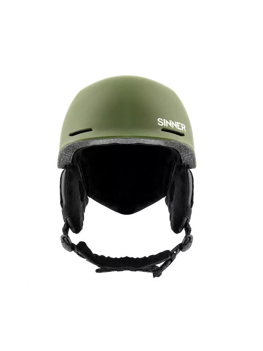 Sinner Fortune Helmet for Ski & Snowboard Matte Moss Green