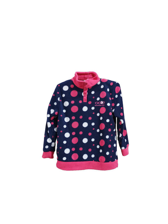 Bucciadimela Kinder Pyjama Kinder Fleece SGP10826A Blau