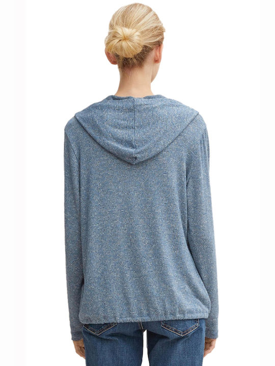 Tom Tailor Women's Long Sleeve Sweater Blue