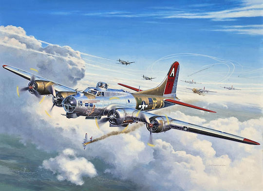 Revell B-17G Flying Fortress Static Airplane Model 1:72 32.1x44cm 237pcs
