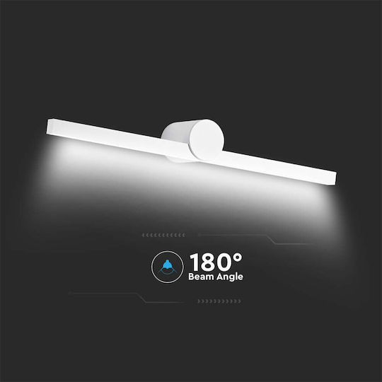 V-TAC Стенно Външно Осветително Тяло LED IP65 10W с Естествено бяло Светлина 61x10x7.5εκ.