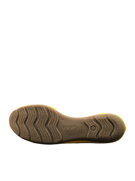 Suede Ballerinas Yellow