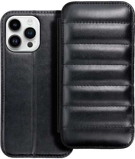 Puffer Book Δερματίνης Μαύρο (Redmi Note 11 / 11S 4G)