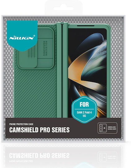 Nillkin CamShield Pro Back Cover Silicon Verde închis (Galaxy Z Fold4)