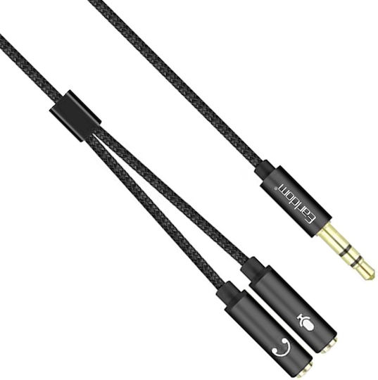 Earldom AUX202 Converter 3.5mm male to 3.5mm female 1pcs