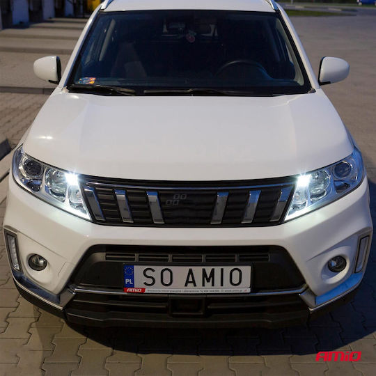 AMiO Лампи Автомобила T10 Canbus LED 5600К Хладно бяло 12V 1.9W 2бр
